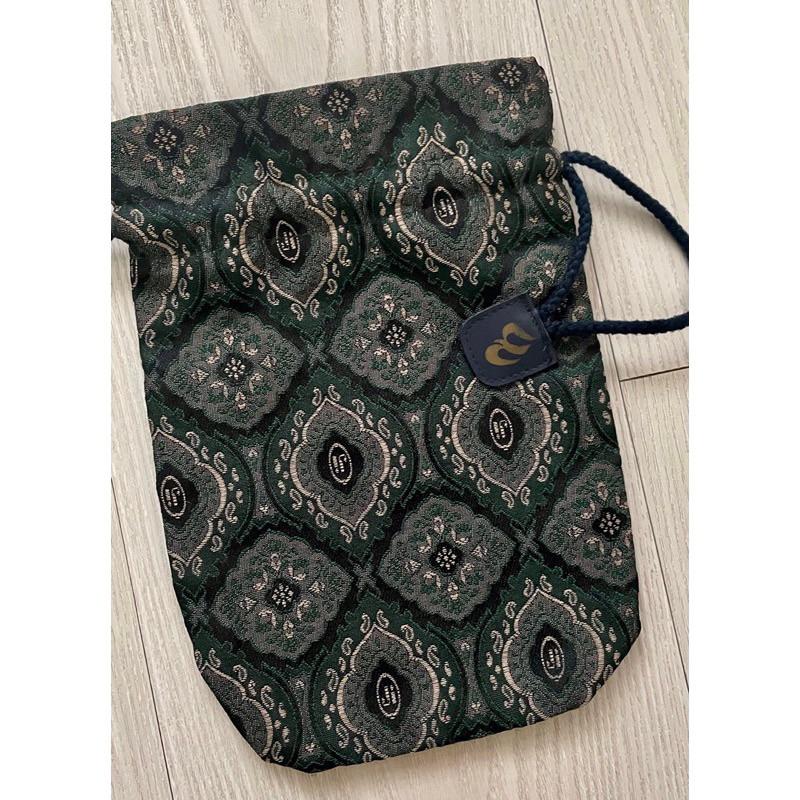 1⃣️1990年代中華航空 華航 華信航空 過夜包 商務艙絕版復古提花布久放未使用新古品-細節圖3