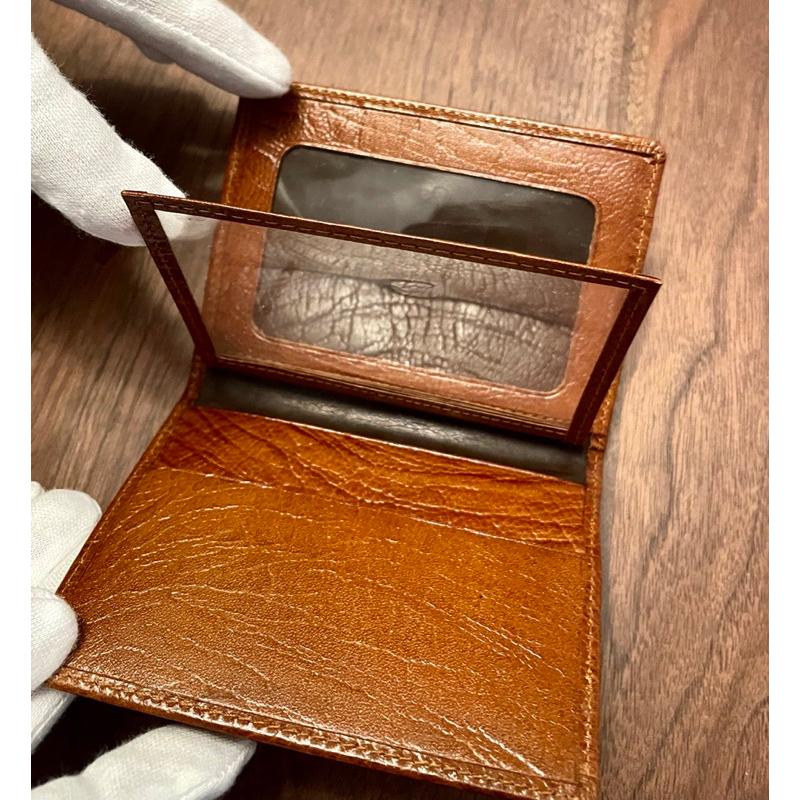 日本帶回日本製造牛皮真皮1⃣️黑色素面名片夾卡片夾2⃣️咖啡色紋路-細節圖6