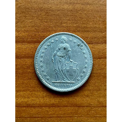 現貨在台秒發早年瑞士帶回瑞士法郎1⃣️2法郎1974年2⃣️1975年2角20分 真品硬幣錢幣 非複製品