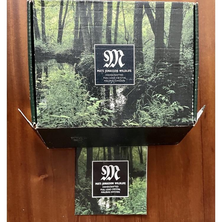全新未使用北歐 手工 熊 北極熊 瑞典 Mats Jonasson 雕刻水晶原包裝帶原盒原說明書-細節圖6