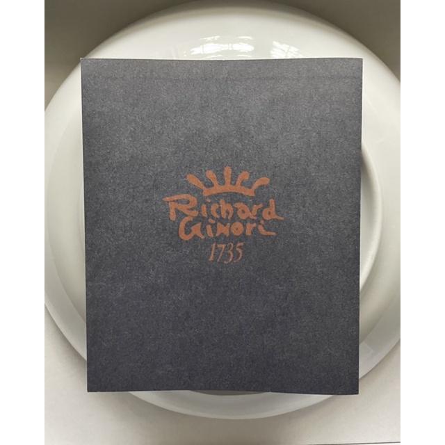 全新帶原盒義大利第一名瓷Richard Ginori理查.基諾里限量款 紅櫻桃 描紅紋浮雕盤 擺件日本心齋橋大丸百貨購入-細節圖5