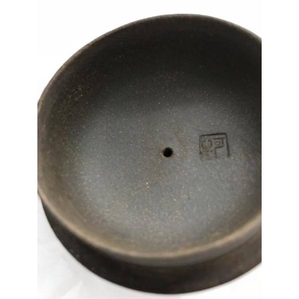 日本帶回紫砂銷日紫砂壺可心款民國初知名商號金鼎商標-早期壺約420cc帶日本桐木箱-細節圖8