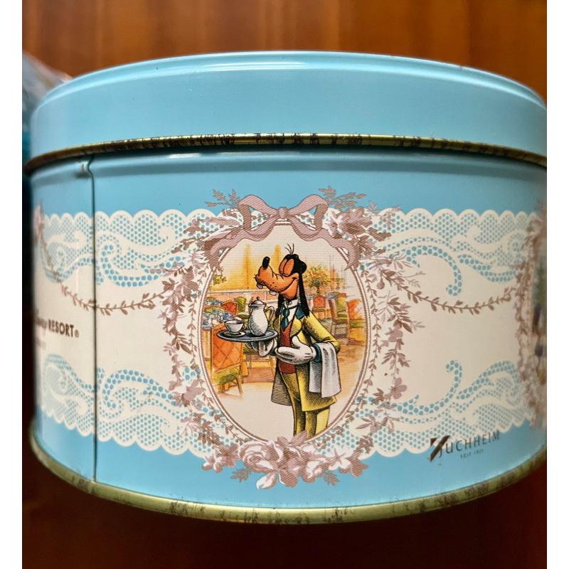 鐵盒1⃣️絕品孤品2008年東京迪士尼旅館開幕紀念版米奇大野狼2⃣️冰雪奇緣艾莎安娜合影Thistle Vintage-細節圖4