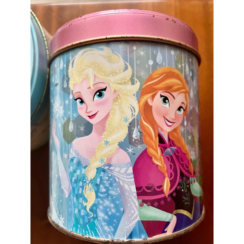 鐵盒1⃣️絕品孤品2008年東京迪士尼旅館開幕紀念版米奇大野狼2⃣️冰雪奇緣艾莎安娜合影Thistle Vintage-細節圖5