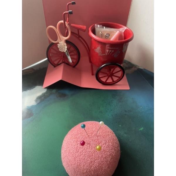 未使用1990年代美國設計款針線盒針線縫紉盒-細節圖3