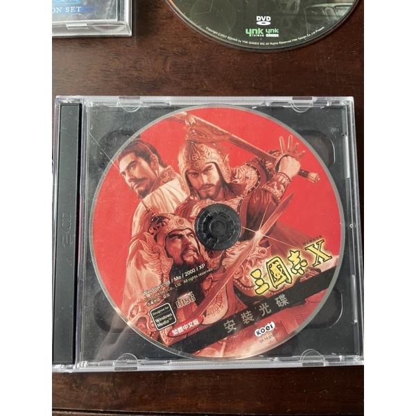 二手 電腦遊戲正版三國志X/10繁中安裝光碟Windows-細節圖2