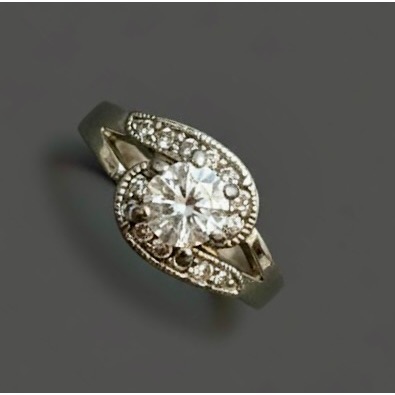 💎 閃耀登場！百搭人造鑽石戒指 💖 輕鬆擁有「一克拉」的璀璨光芒！💖 不用昂貴的價格，也能享受鑽石的耀眼風采✨-細節圖2