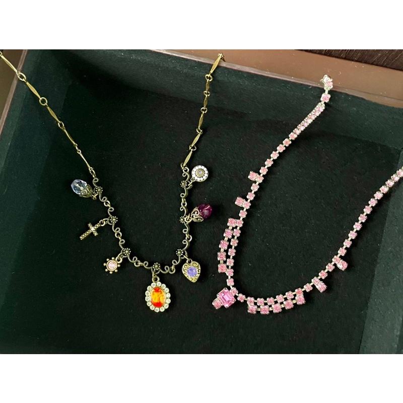 Thistle Vintage Avon 雙刻印雙標記可拆卸兩用珍珠小花古典雅致項鍊#復古流行 #懷舊風格 品項完好如初-細節圖6