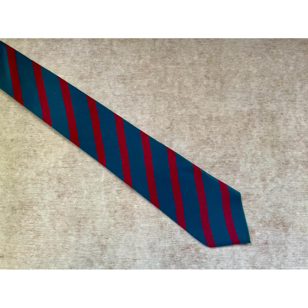 稀有古著領帶✨珍藏品台北市銀行高級往來人員專屬領帶✨義大利La piega純絲精品領帶-細節圖4