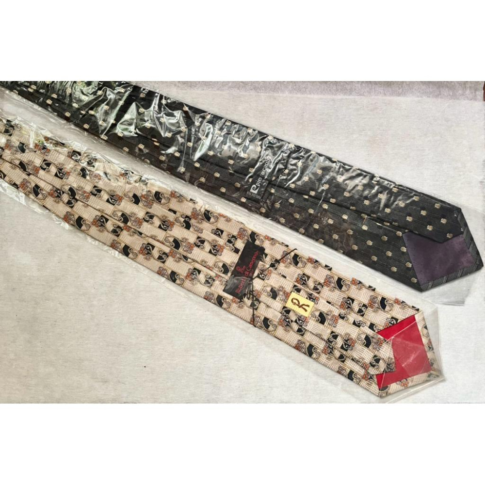 全新名牌領帶低價販售✨100%絲✨ROBERTA DI Camerina 皮爾卡登Pierre Cardin Paris-細節圖5