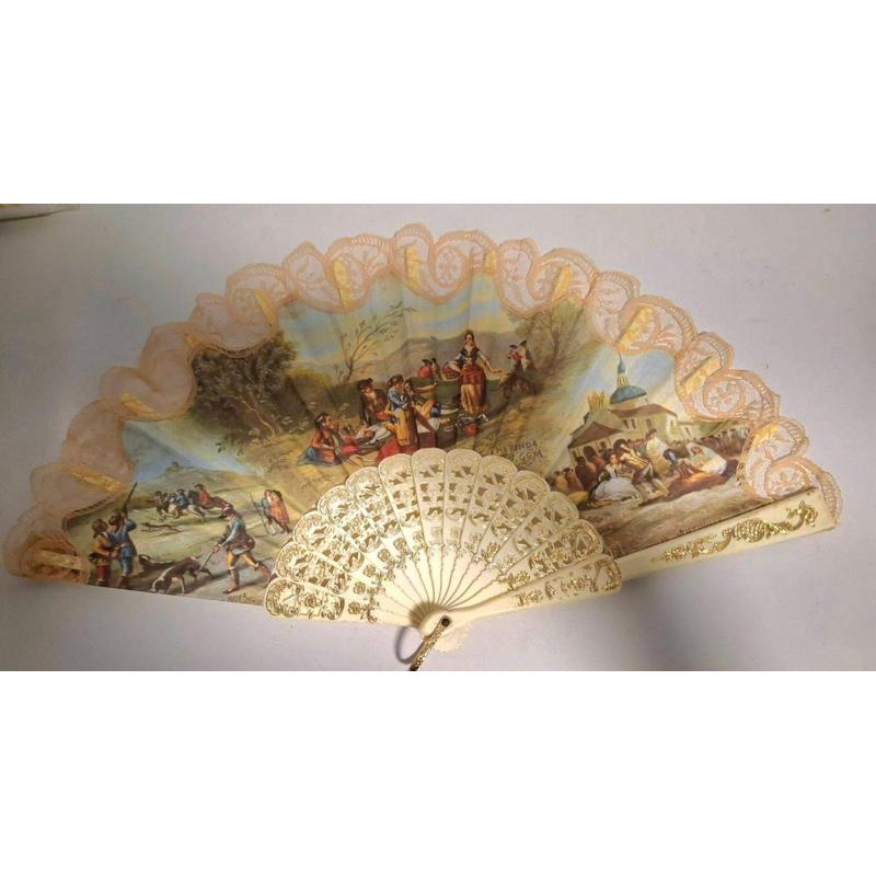 ✨Thistle Vintage✨歐洲古董 扇子，優雅復古限量珍藏！ #古董珠寶-細節圖2