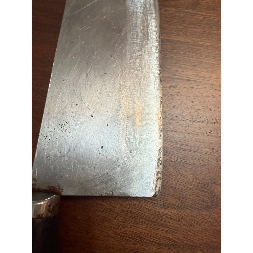 稀有珍品✨絕版台灣老字號士林名刀✨刀具原廠鋼印完整：註冊商標「士林」鎢鋼83年4月士林文林路271號製-細節圖5