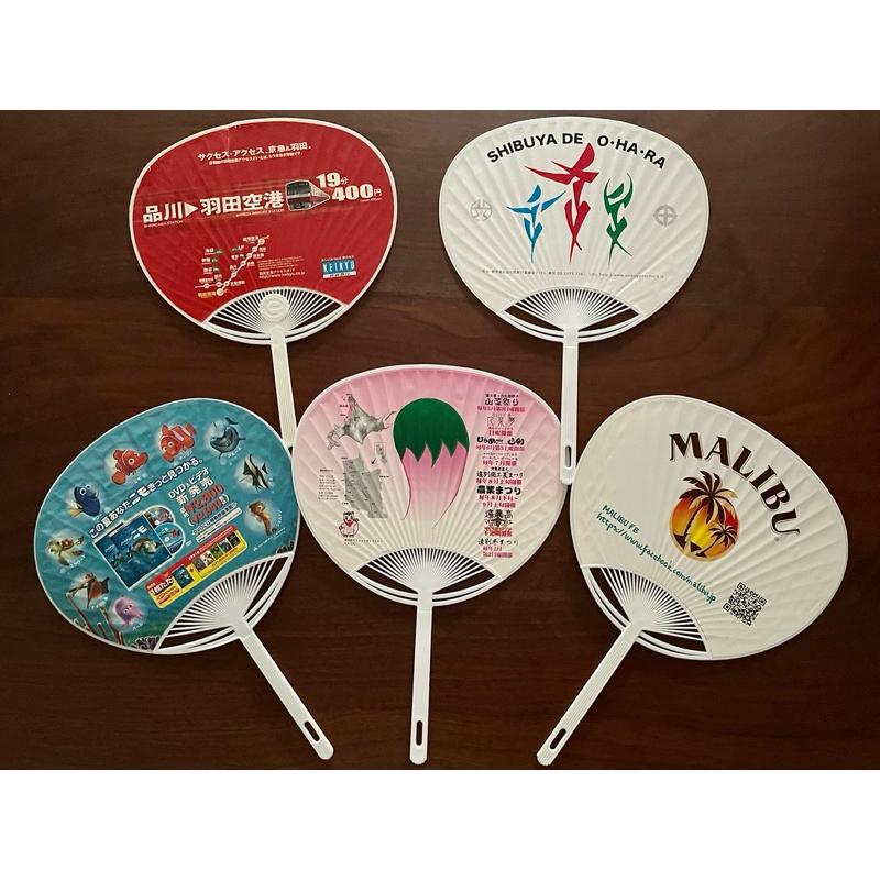 未使用日本夏日涼扇扇子手扇、galleria、涉谷鹿兒島祭、海底總動員尼莫、山菜祭花菜夢-細節圖2