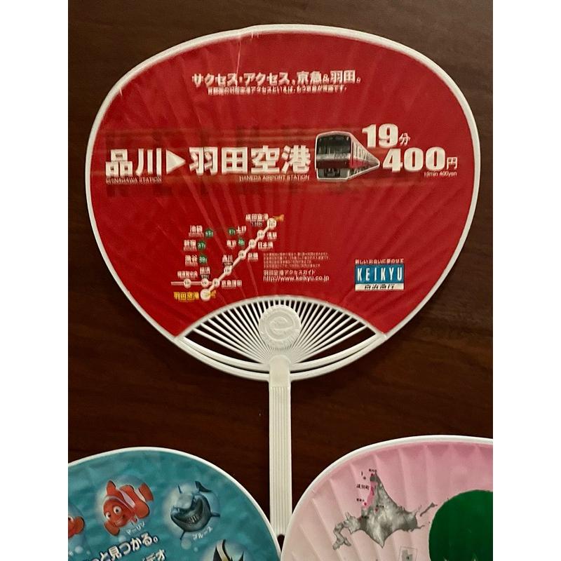 未使用日本夏日涼扇扇子手扇、galleria、涉谷鹿兒島祭、海底總動員尼莫、山菜祭花菜夢-細節圖4