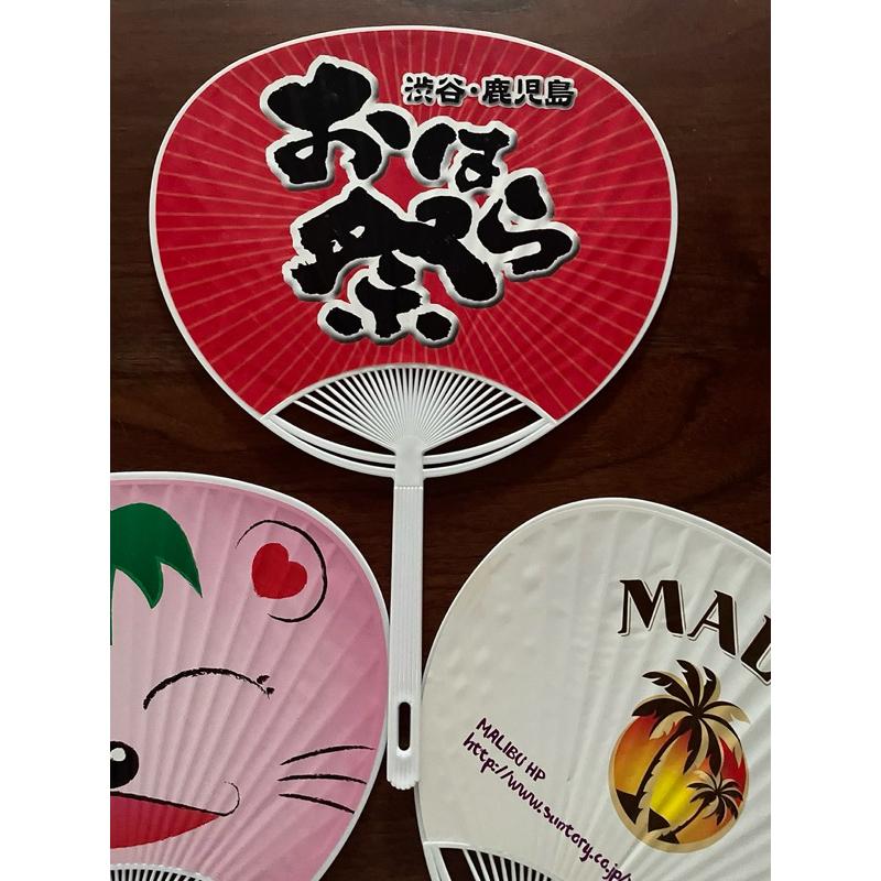 未使用日本夏日涼扇扇子手扇、galleria、涉谷鹿兒島祭、海底總動員尼莫、山菜祭花菜夢-細節圖5