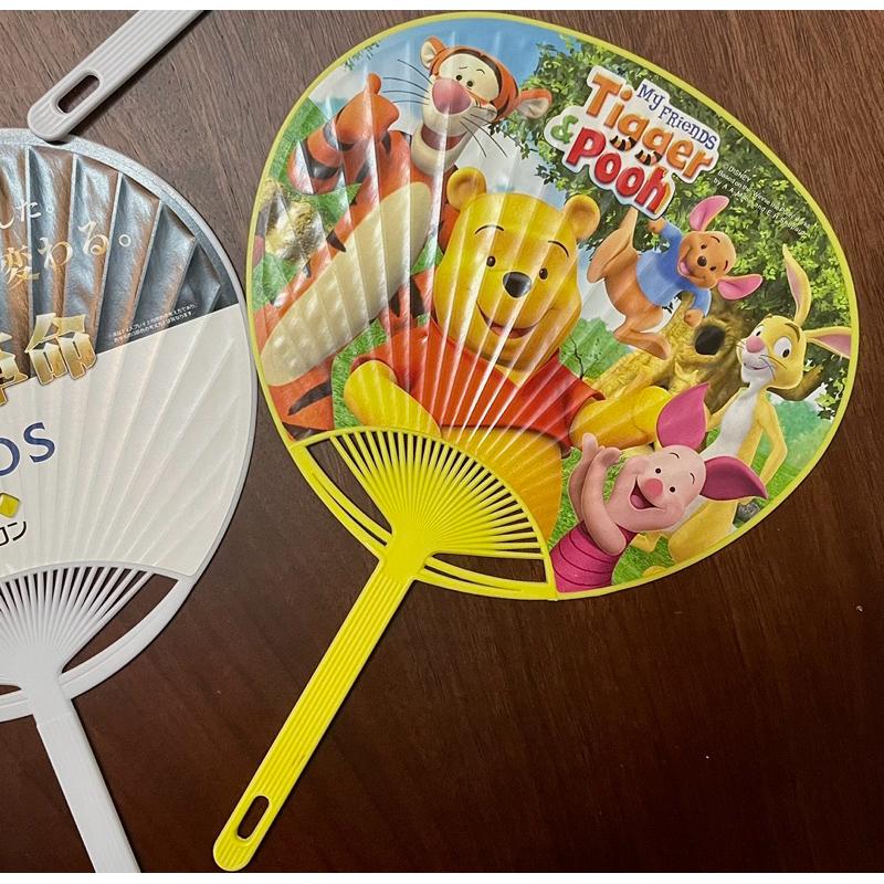 未使用日本夏日涼扇扇子，獨特濃厚平成氛圍夏日花火會手扇、向日葵小熊維尼、花火大會-細節圖8
