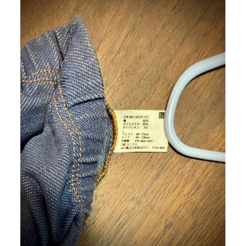 優衣庫UNIQLO 內搭八分褲、因有變色超低價出清✨購自日本本土，從來沒穿過，一直放在衣櫥裡。時間久了褲子有小變色-細節圖2