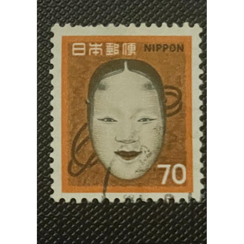 日本郵票戳票銷票1️⃣琳派名畫雷神圖2️⃣能面小面3️⃣丹頂鶴4️⃣萬國博覽會1970年大阪萬博5️⃣琳派鳶尾花6️⃣國-細節圖3