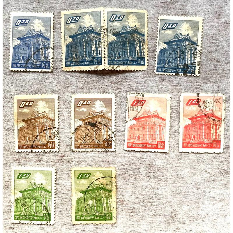 郵票：民國48年發行金門莒光樓～60年發行招商局創業百年紀念～45年發行電信75週年紀念郵票-細節圖2