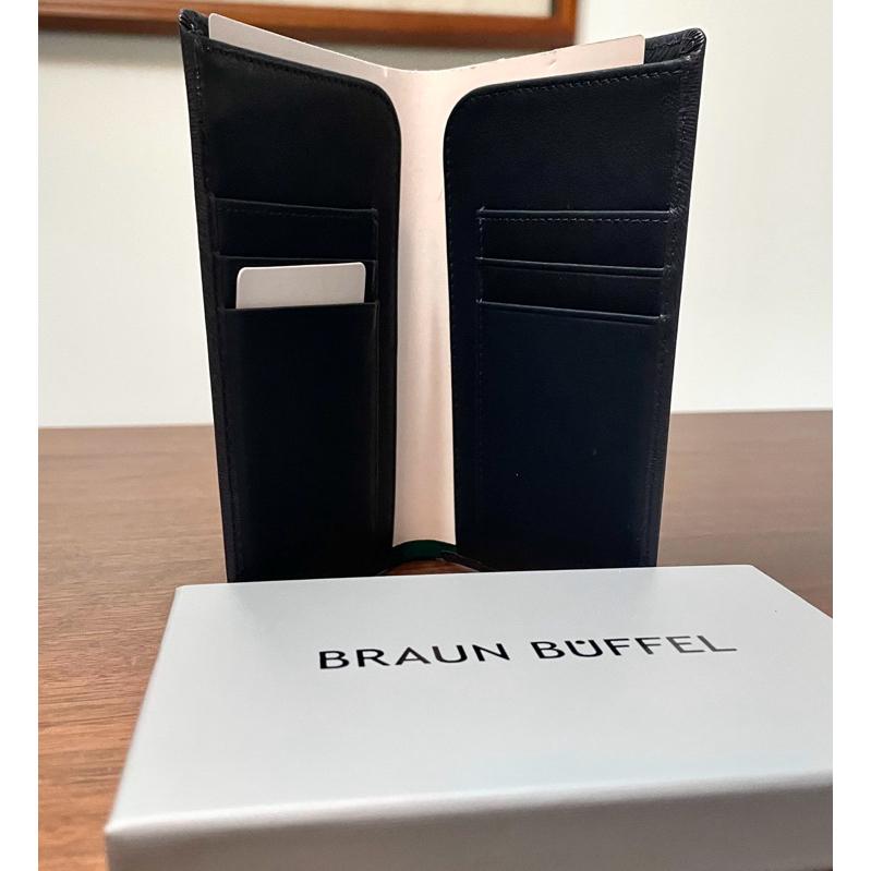 原盒原裝紙袋全新真品1️⃣德國BRAUN BUFFEL小金牛深藍色護照夾皮夾2️⃣Jim Thompson泰絲絲巾雲朵搖-細節圖6