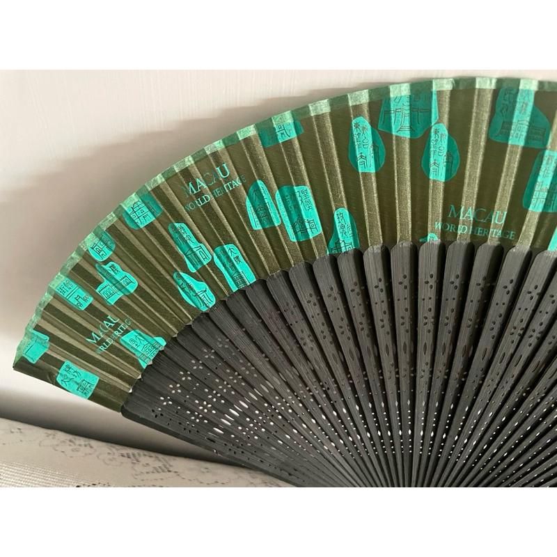 獨具特色的澳門世界遺產紀念扇 印有澳門世界遺產的標誌性建築圖案，質感優雅，極具收藏價值與紀念意義-細節圖5