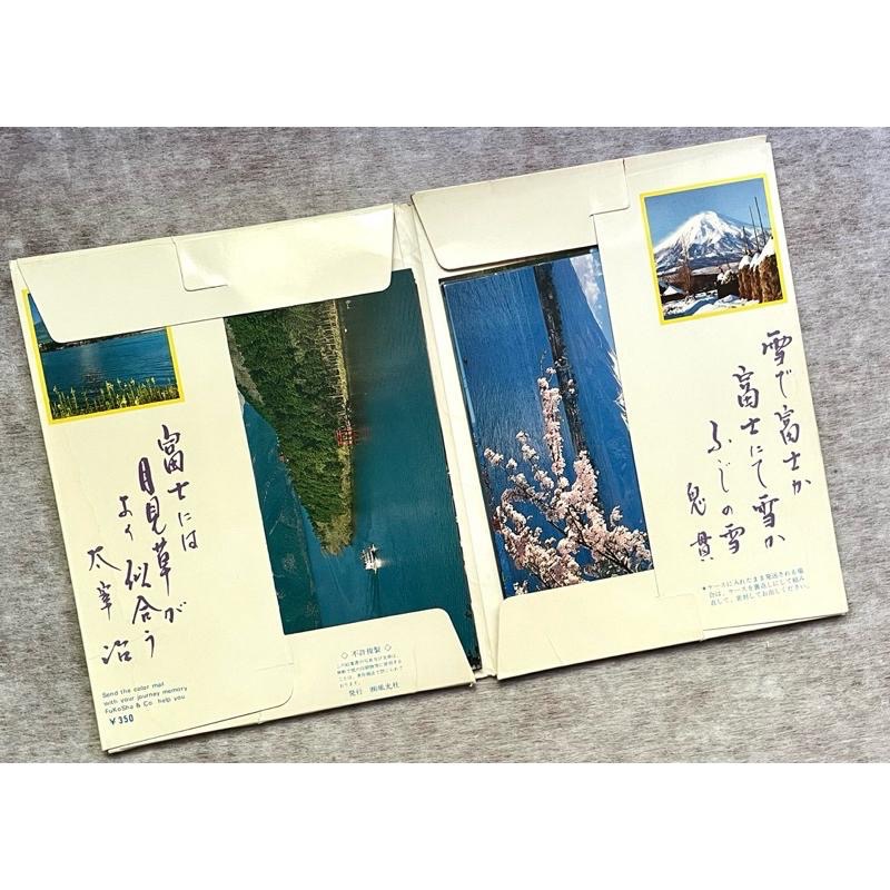 未使用1980年代日本明信片～富士山 雪富士 能面 相撲 銀座（包含已不存在的山一證券）全套25張 可拆買 但一次購13-細節圖4