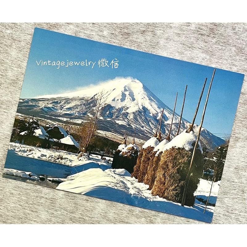 未使用1980年代日本明信片～富士山 雪富士 能面 相撲 銀座（包含已不存在的山一證券）全套25張 可拆買 但一次購13-細節圖7
