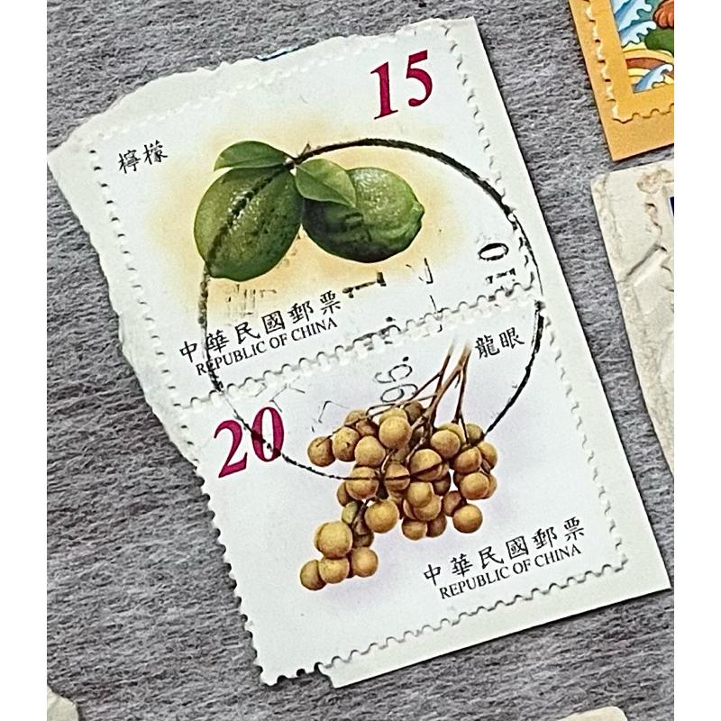 民國93年臺灣山岳郵票－奇萊山、90年水果郵票第2輯龍眼+92年水果郵票第4輯檸檬、69年臺灣風景郵票合歡山-細節圖3