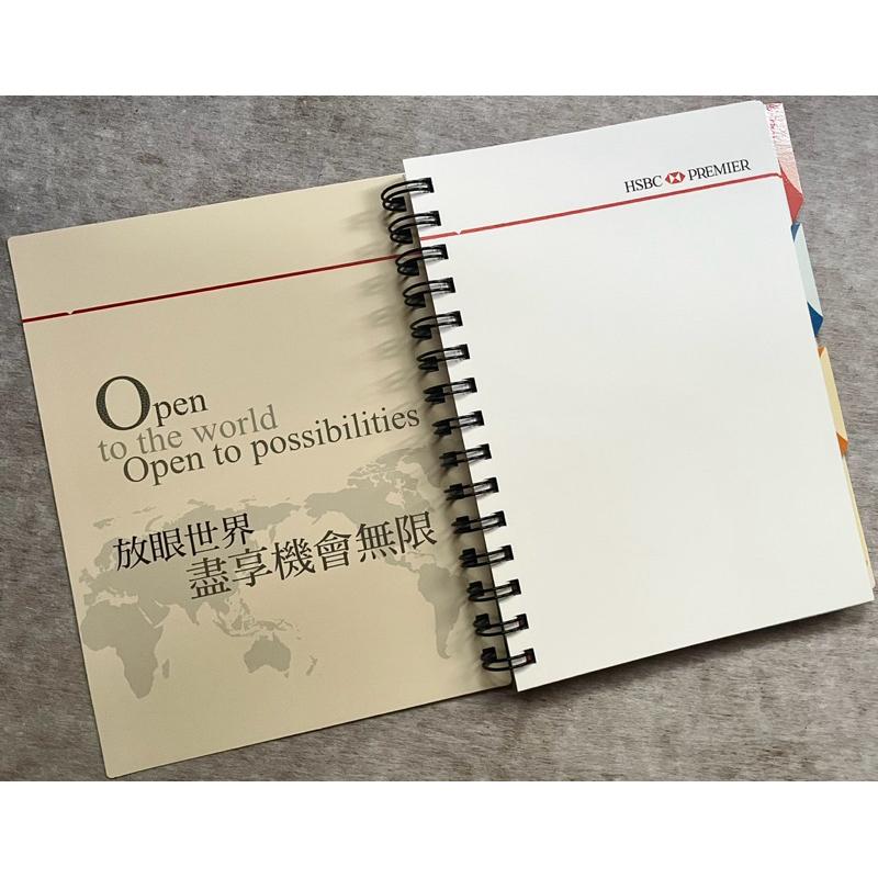 民國66年世界反共聯盟第10屆大會紀念郵票私封信封含信件2️⃣HSBC 匯豐銀行加持卓越理財premier記事本筆記本-細節圖4