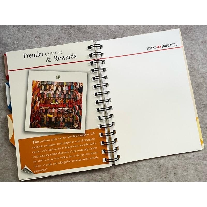 民國66年世界反共聯盟第10屆大會紀念郵票私封信封含信件2️⃣HSBC 匯豐銀行加持卓越理財premier記事本筆記本-細節圖7