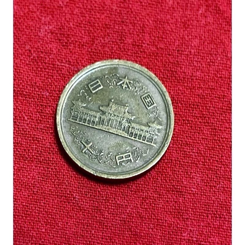 日本昭和絕版硬幣1️⃣52年10円10元2️⃣62年10円3️⃣42年1967年ㄧ円1元4️⃣48年1973年五円5元-細節圖3