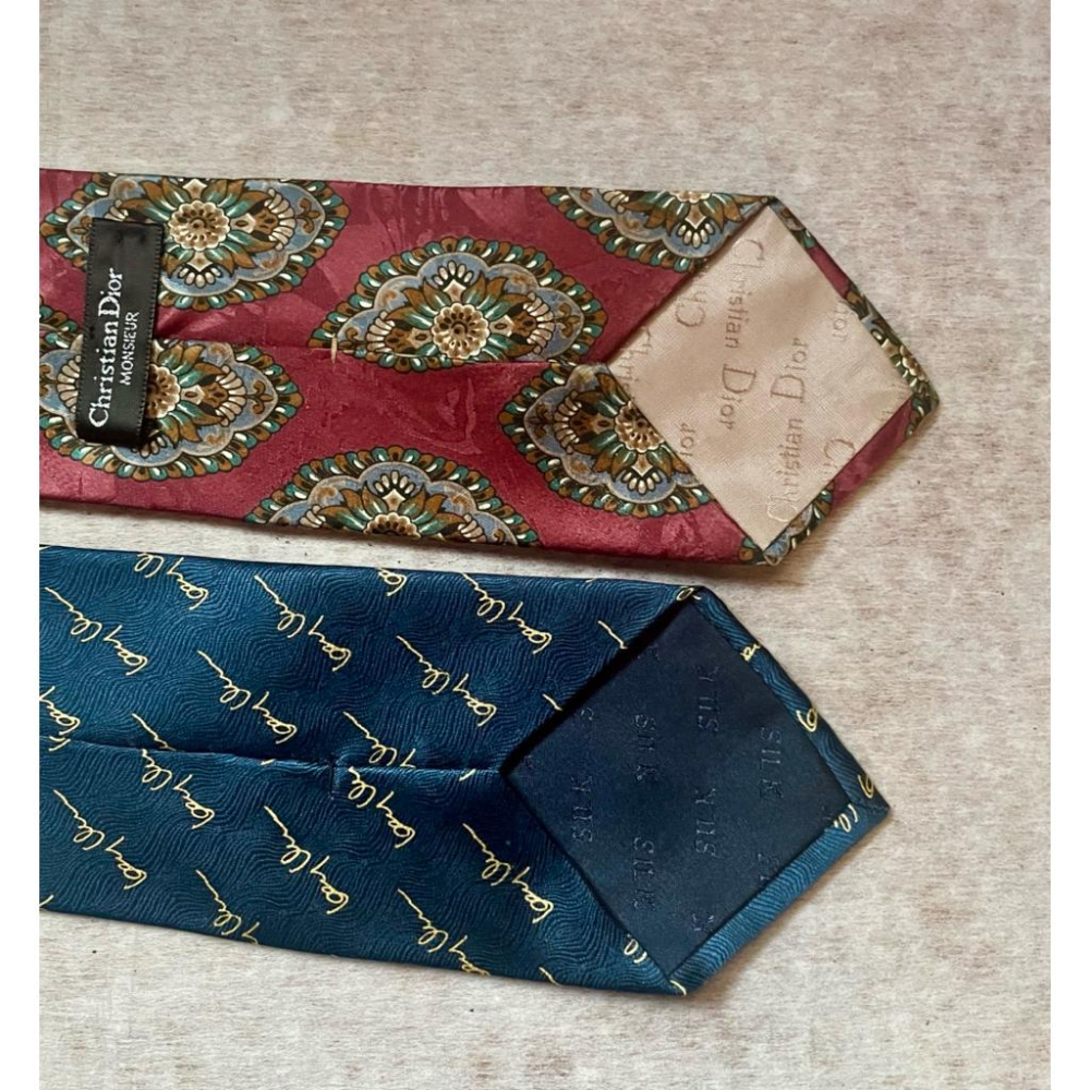 二手古著領帶✨均為100%純絲✨品相85新✨價格優惠Daoheng 手工製✨Trap Italy✨Oriest 日本製-細節圖8