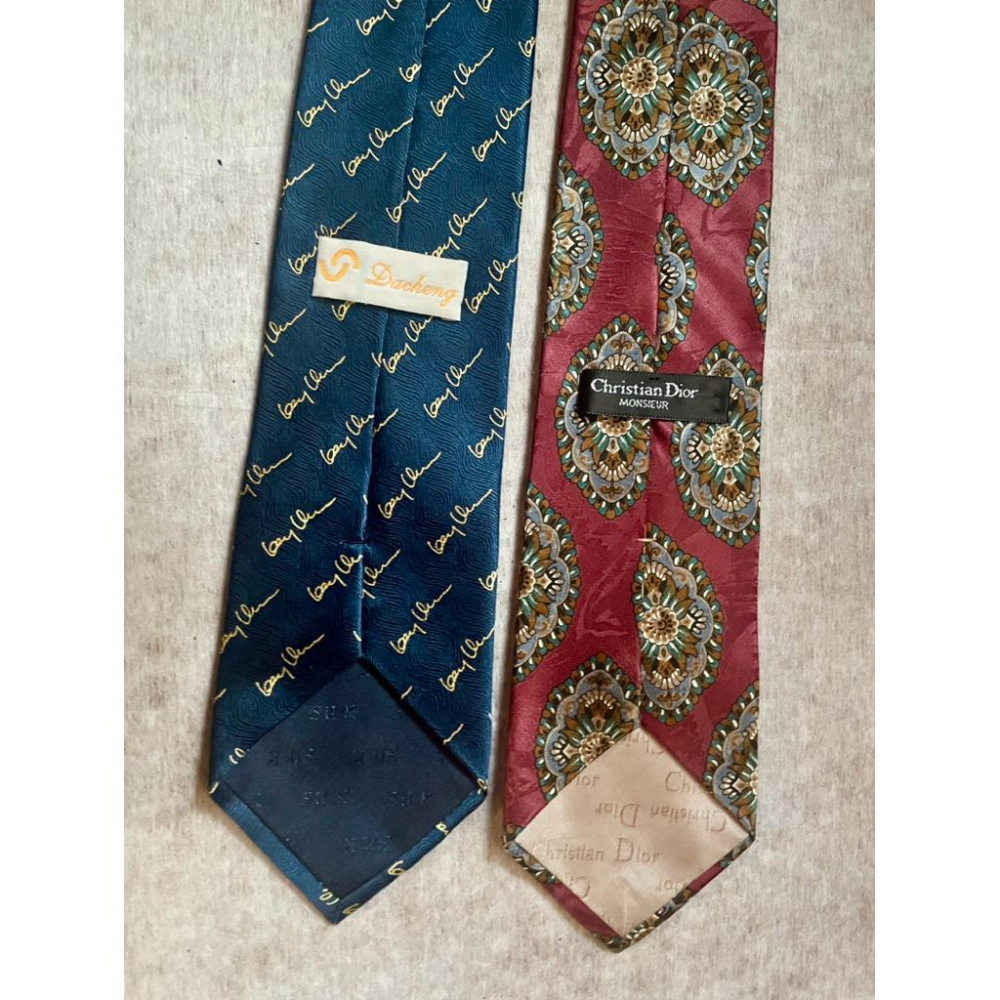 二手古著領帶✨均為100%純絲✨品相85新✨價格優惠Daoheng 手工製✨Trap Italy✨Oriest 日本製-細節圖9