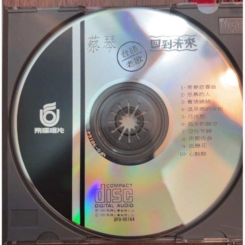 二手絕版非復刻版含歌詞CD1⃣️蔡琴回到未來台語老歌1991專輯2⃣️何嘉文科學小飛俠-細節圖5