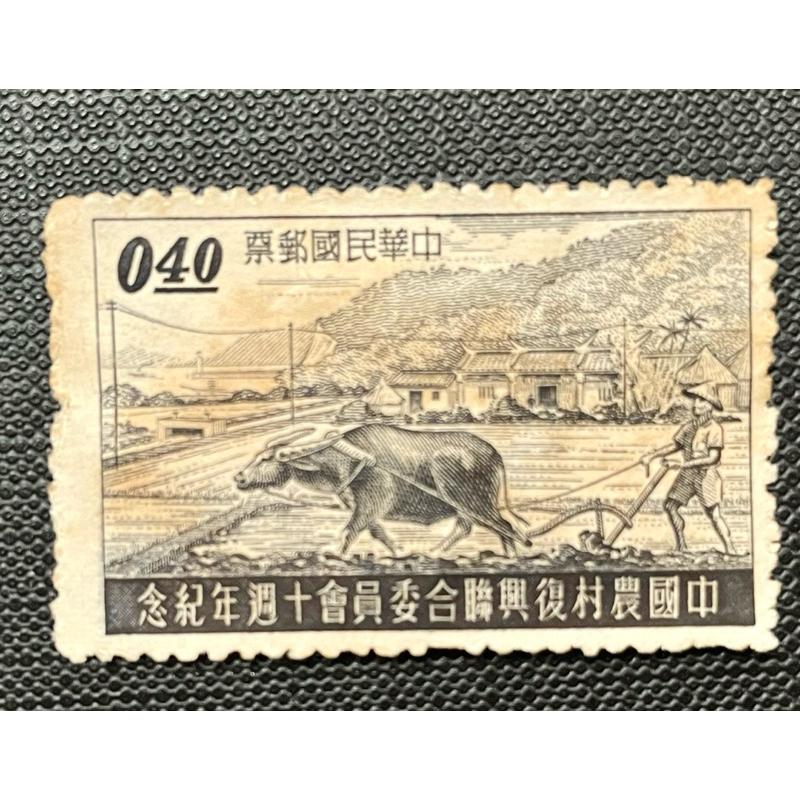 戳票蓋銷票1️⃣臺灣鳥類郵票民國56年發行57年嘉義戳台灣戳2️⃣臺北版航空郵票民國43年發行3️⃣未用發黃中國農村復興-細節圖8