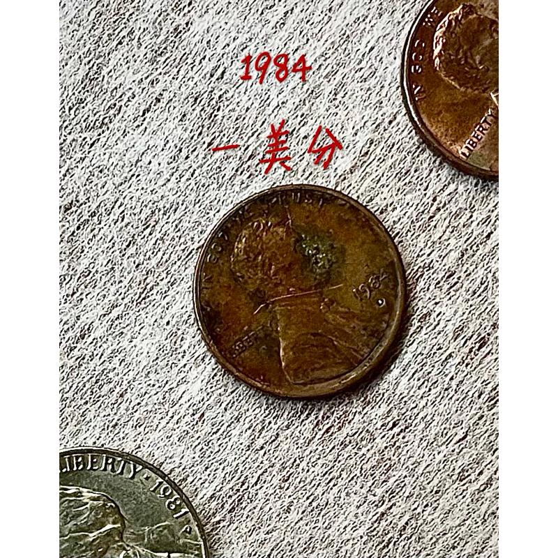 美金加拿大美元硬幣：1969、1983、1984、1989一美分、1分；1981五美分、5分；1979 加拿大 25分-細節圖6