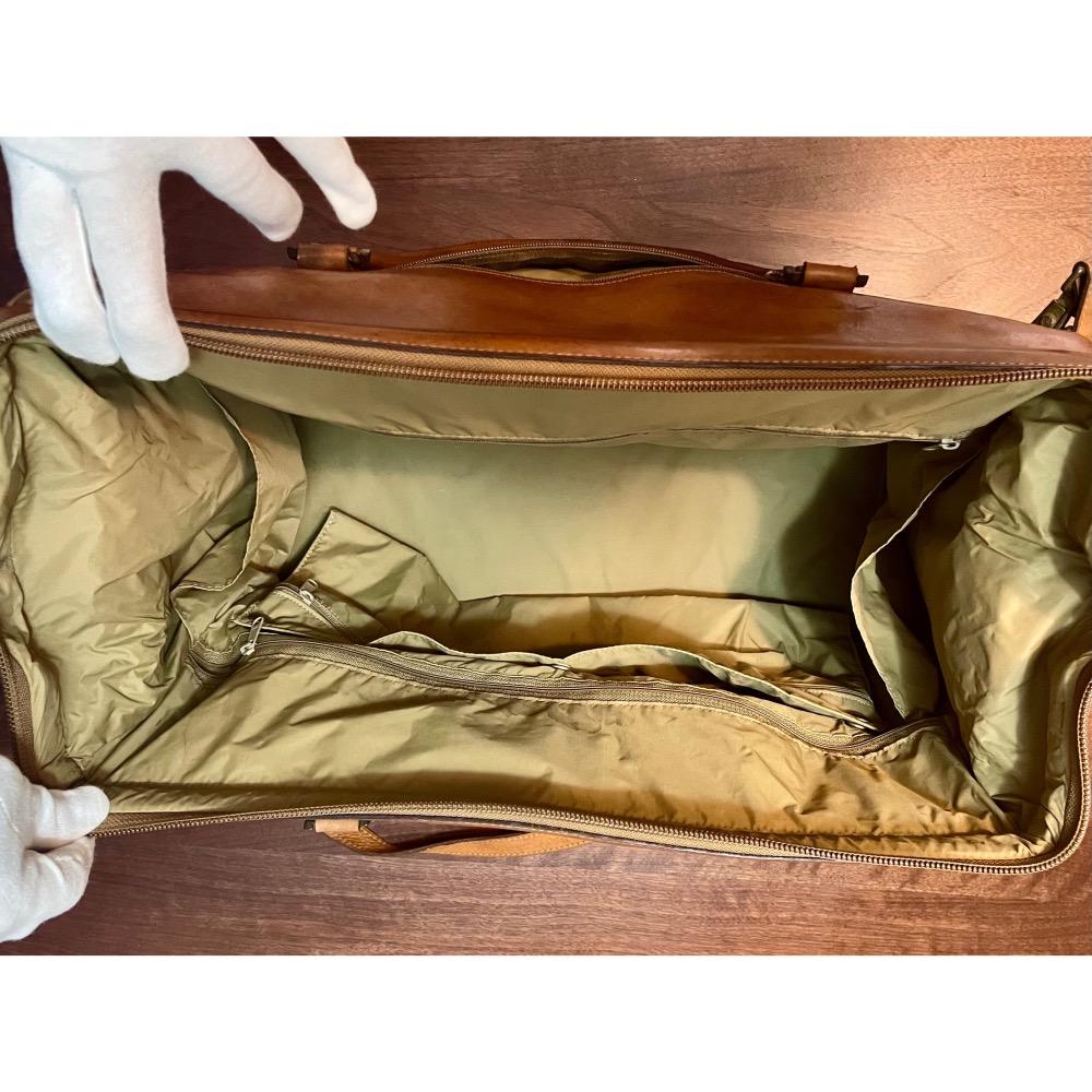 1️⃣卡地亞18K金筆頭銀灰拉絲鋼筆Cartier2️⃣1970年代古董全牛皮HARTMANN經典名牌大型手提箱旅行箱-細節圖6