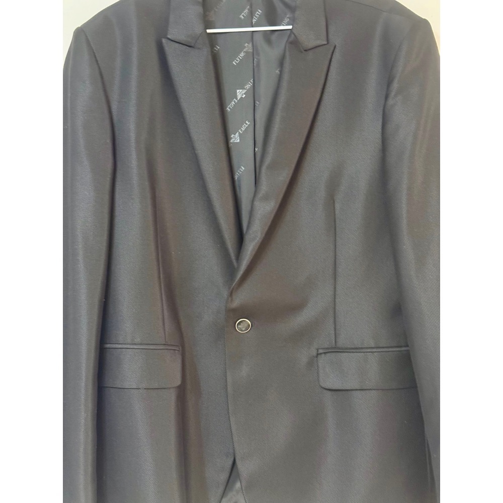 Flying Eagle 飛鷹 黑色西裝外套 二手近全新 僅穿一兩次 超值出清！-細節圖3