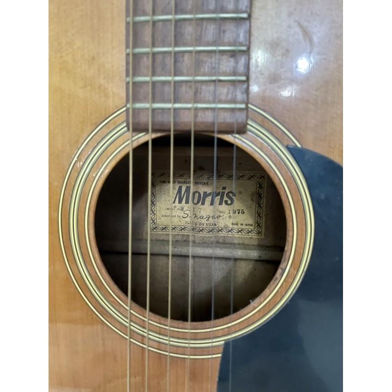 吉他 1975年日本手工製吉他 Morris w-17 紅杉木/桃花心木單板{Thistle Vintage}-細節圖2