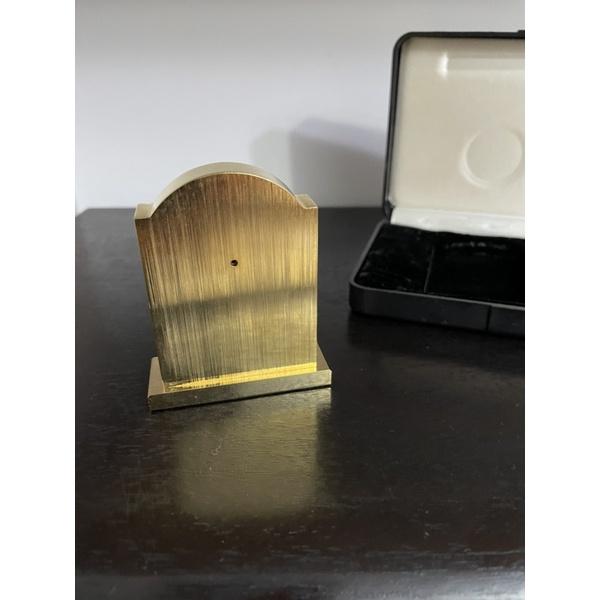 昭和懷舊逸品✨日本製1980年代絕版「0061」國際電話造型黃銅座鐘✨極致古銅質感擺件 穿越時光✨昭和時代的優雅與風華-細節圖8