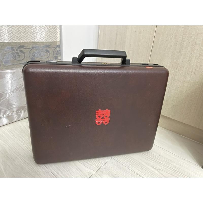 2️⃣個007手提箱1980年代潮流經典Echolac 愛可樂硬殼箱公事箱手提箱1⃣️中國國民黨標2️⃣高級款全真皮-細節圖6