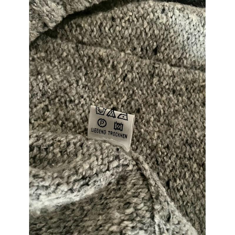 【德製古著背心】歐洲手工薔薇刺繡vintage高品質羊毛棉混紡 巴黎購入孤品優雅復古女裝 精緻鈕扣 原裝進口絕不撞衫-細節圖6