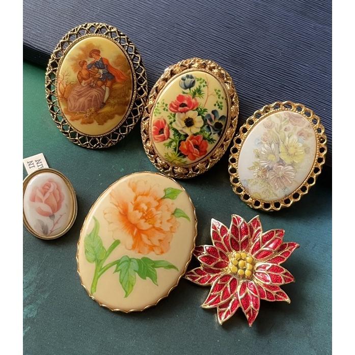 Thistle Vintage胸針別針 made in italy原標未拆魅惑深紅威尼斯玻璃琉璃小貓意大利穆拉諾琉璃玻璃-細節圖4