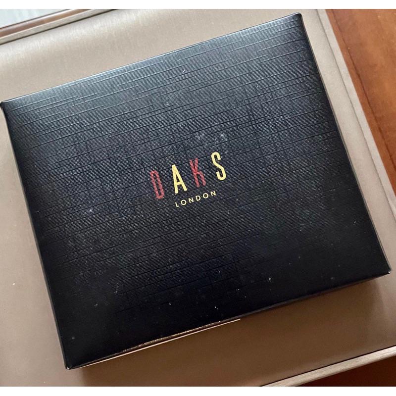 Daks 全新未使用✨日本製✨男女通用短皮夾短夾帶原盒純天然皮革✨沈穩黑色-細節圖5