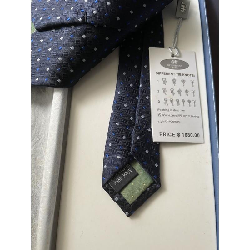 領帶1⃣️PIERRE CARDIN蠶絲手工2⃣️GELO HOUSE PARIS100%POLYESTER-細節圖3