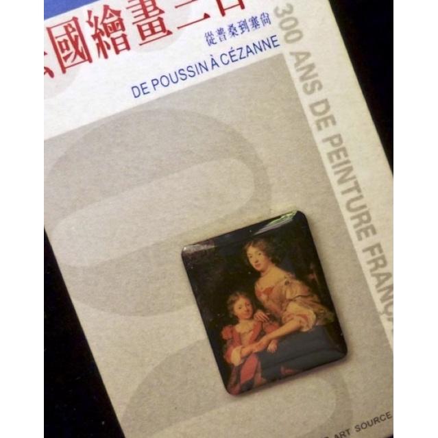1⃣️新古品未用法國繪畫三百年別針領巾針2⃣️紅絲巾紅領帶熊寶寶胸針｛Thistle Vintage｝-細節圖5