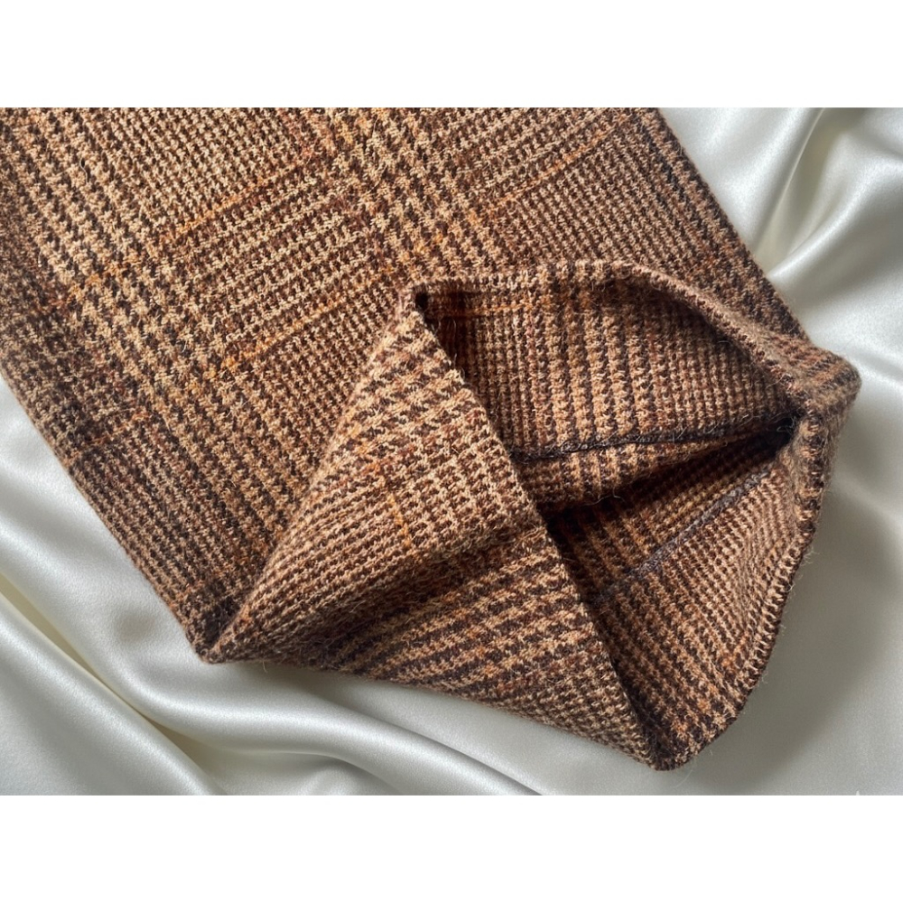 Max Mara 古著Vintage 2/3內襯長褲, 時髦保暖兩不誤,永恆經典的復古單品,高貴的羊毛與羊駝毛料子-細節圖2