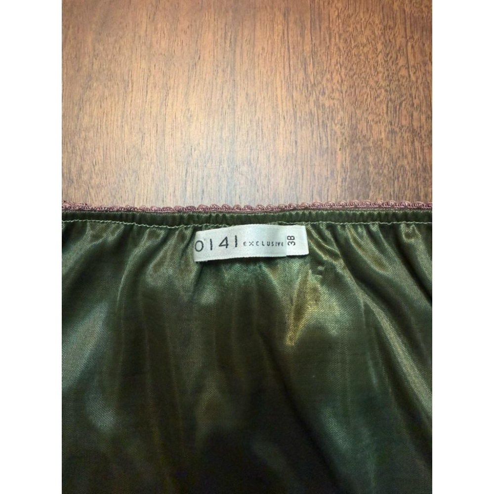 Thistle ✨獨一無二氣質優雅✨1980年代香港設計製造古著飄逸過膝裙子✨品牌 0141 exclusive-細節圖3