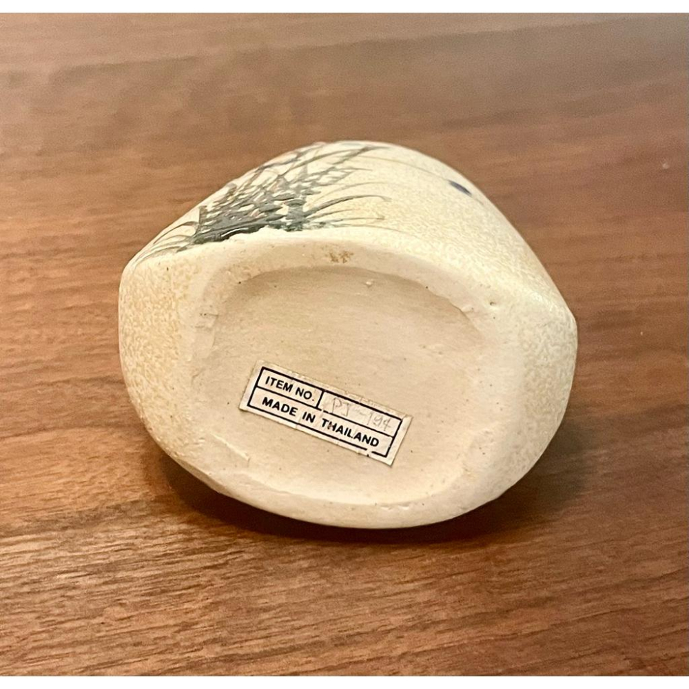 Thistle Vintage✨1990年代泰國小花瓶✨文青風 手繪花草小物✨為生活增添一抹復古優雅-細節圖4