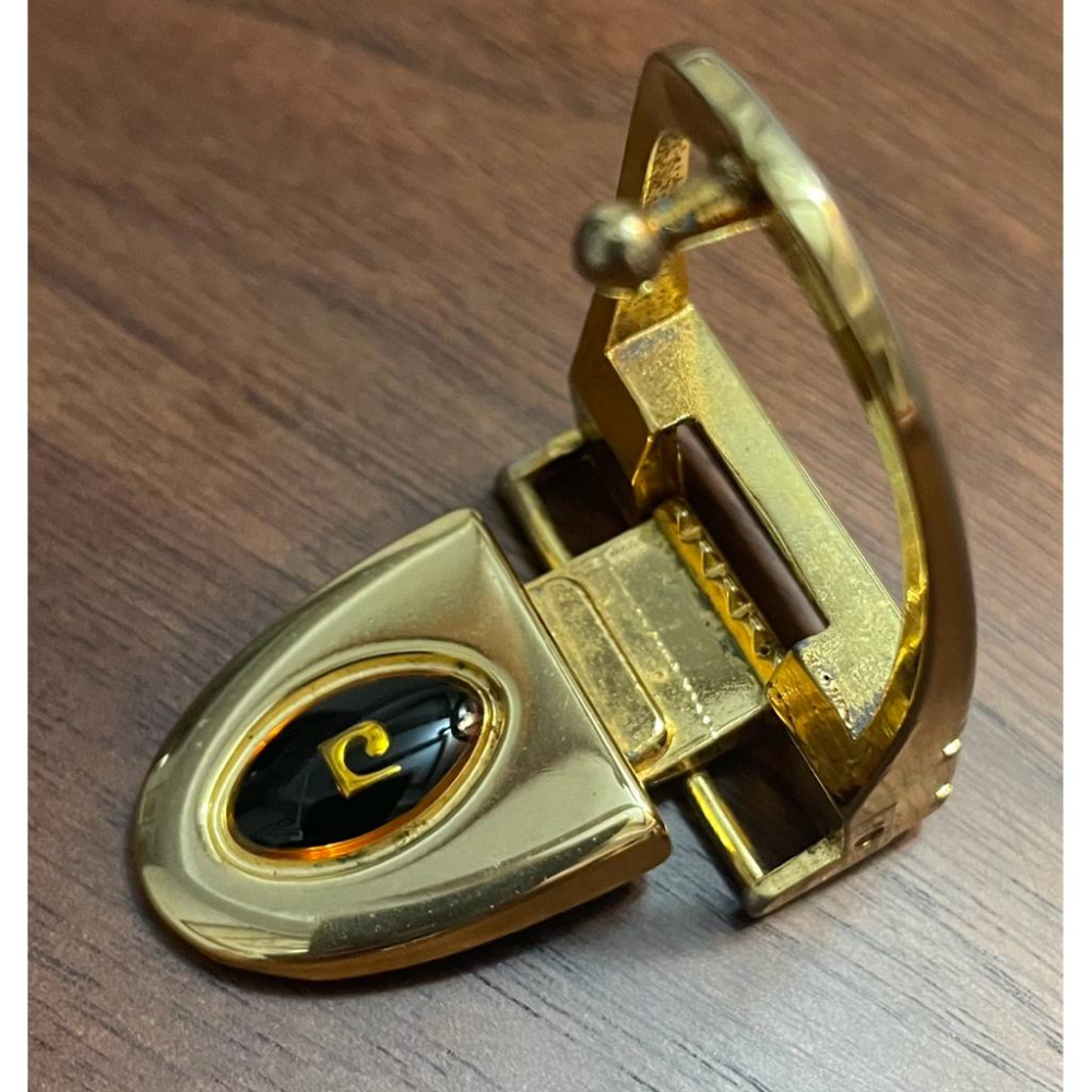 Thistle Vintage✨皮爾卡丹皮帶扣頭 Pierre Cardin✨古著正品內刻有✨made in Spain-細節圖2